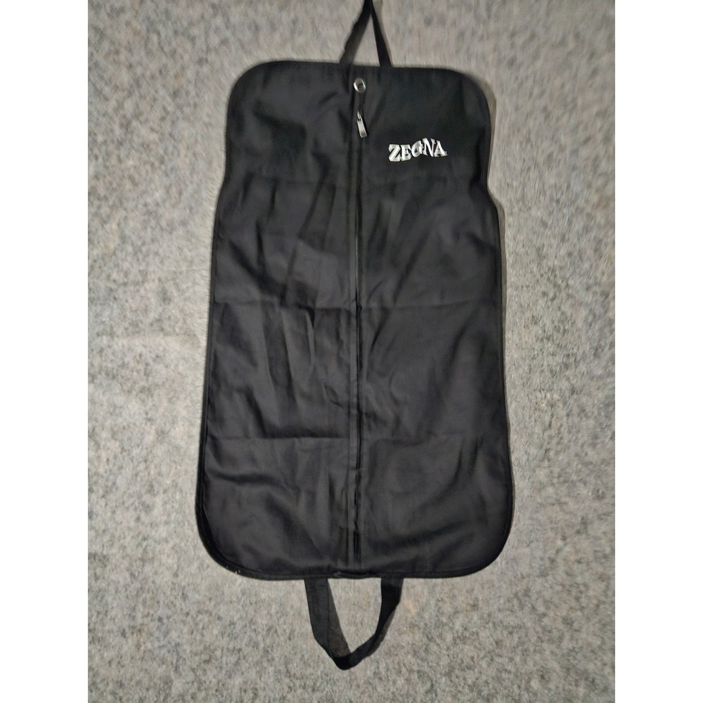 Zegna Garment Bag Mens Black Travel Carrier